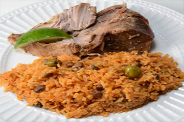 Pork Roast and Rice w/ Pigeon Peas